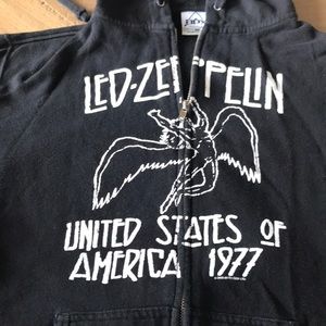 Led-zeppelin full zip hoodie
